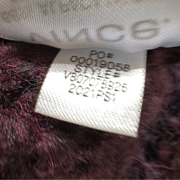 VINCE Alpaca Wool-Blend Cardigan in Plum Wine Size XXS - Picture 8 of 13